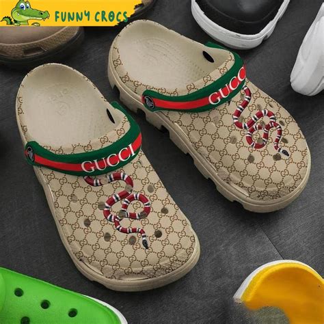 gucci crocs cream|Gucci Crocs for women.